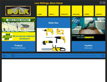 Tablet Screenshot of bulktz.com